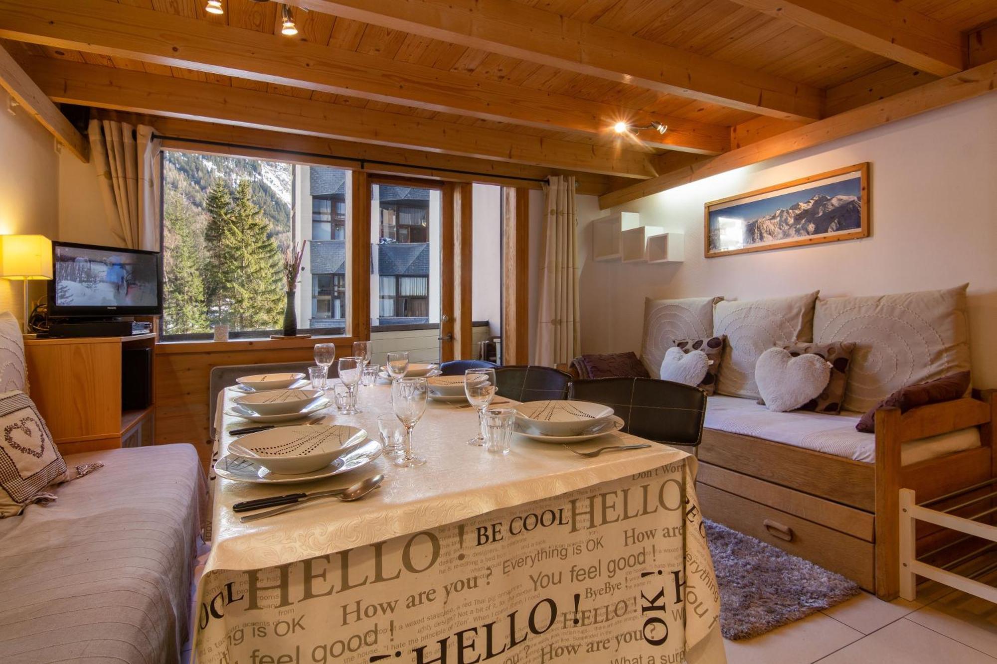 Residence Grand Roc - Campanules 125 Happy Rentals Chamonix Dış mekan fotoğraf