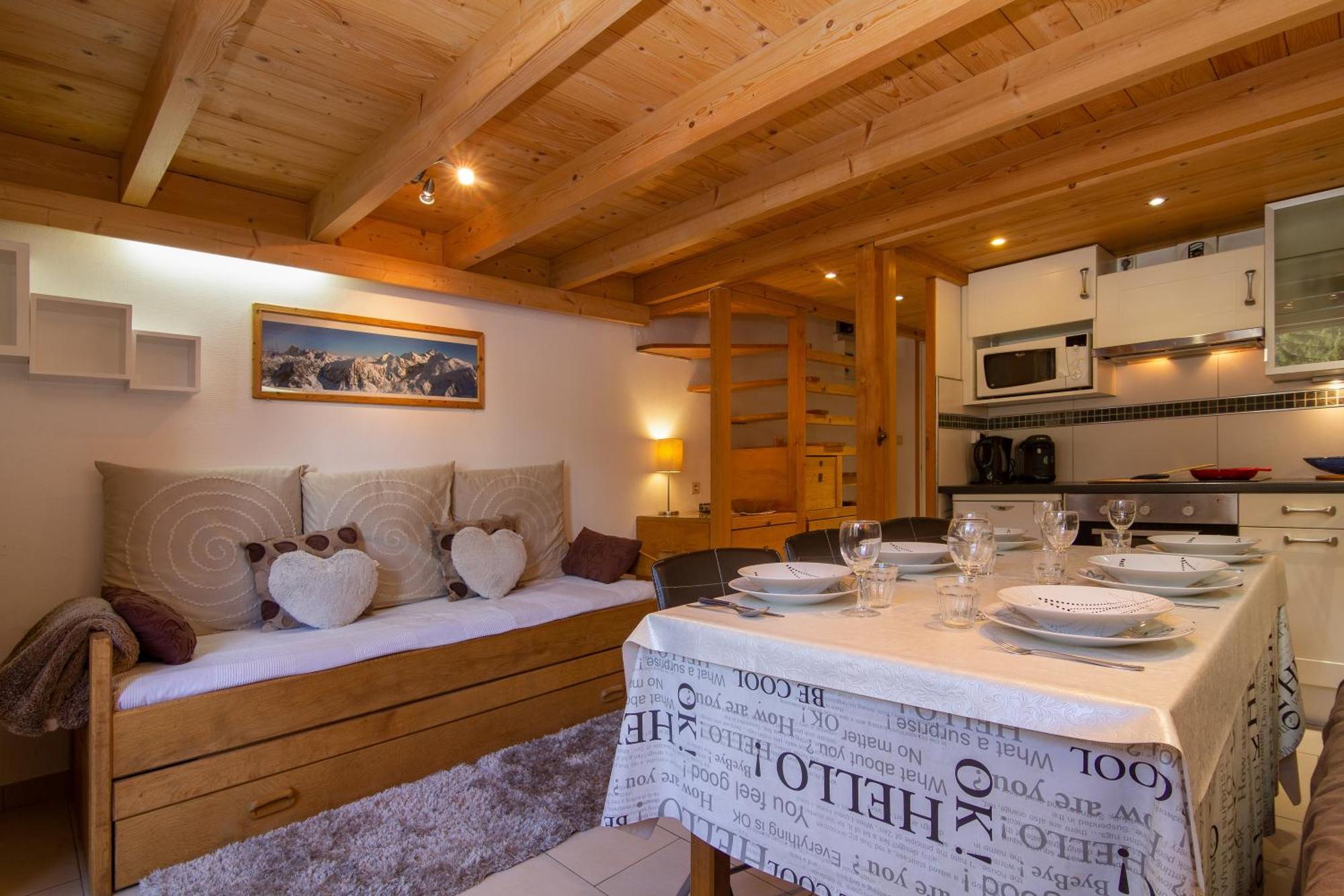 Residence Grand Roc - Campanules 125 Happy Rentals Chamonix Dış mekan fotoğraf